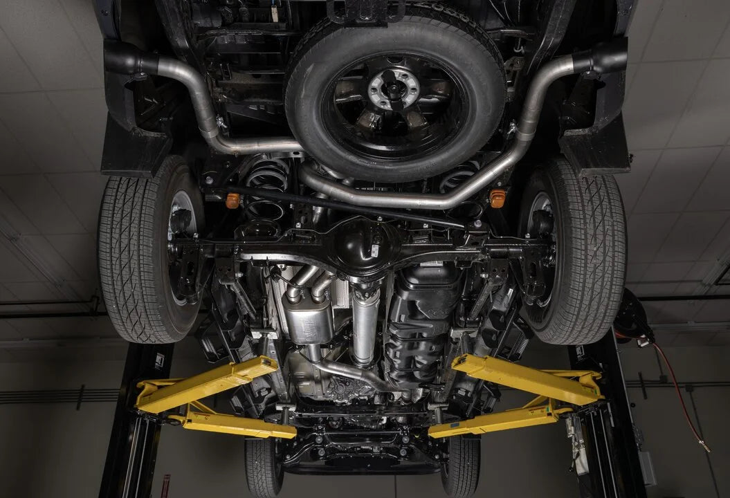Flowmaster Flow FX Cat-back Exhaust System fits 2024 Toyota Tacoma HEV / 2025 Toyota Tacoma Limited - Installation View