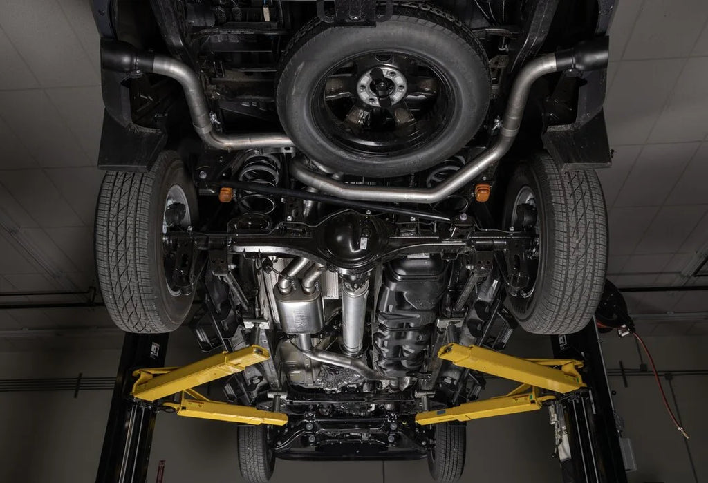 Flowmaster Flow FX Cat-back Exhaust System fits 2024 Toyota Tacoma HEV / 2025 Toyota Tacoma Limited - Installation View