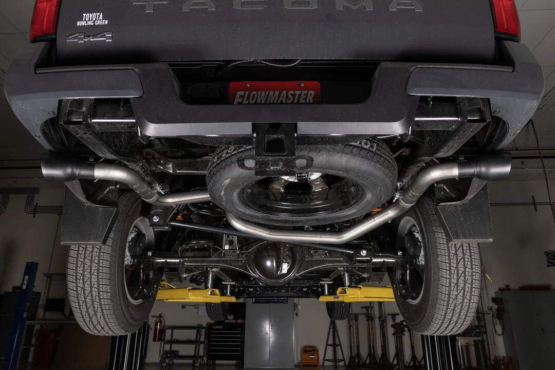 Flowmaster Flow FX Cat-back Exhaust System fits 2024 Toyota Tacoma HEV / 2025 Toyota Tacoma Limited - Installation View