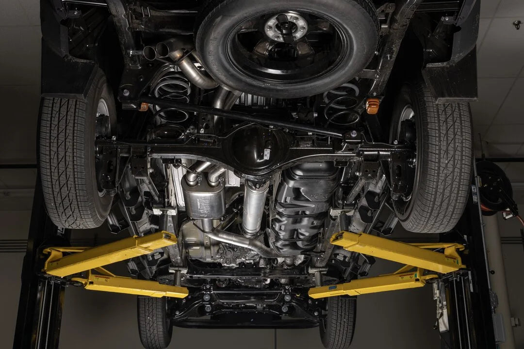 Flowmaster Flow FX Cat-back Exhaust System fits 2024 Toyota Tacoma HEV / 2025 Toyota Tacoma Limited - Installation View