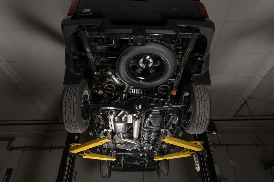 Flowmaster Flow FX Cat-back Exhaust System fits 2024 Toyota Tacoma HEV / 2025 Toyota Tacoma Limited - Installation View