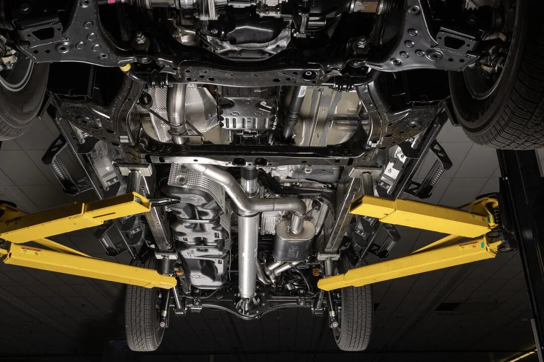 Flowmaster Flow FX Cat-back Exhaust System fits 2024 Toyota Tacoma HEV / 2025 Toyota Tacoma Limited - Installation View
