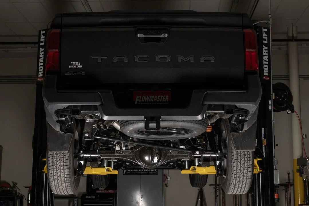 Flowmaster Flow FX Cat-back Exhaust System fits 2024 Toyota Tacoma HEV / 2025 Toyota Tacoma Limited - Installation View