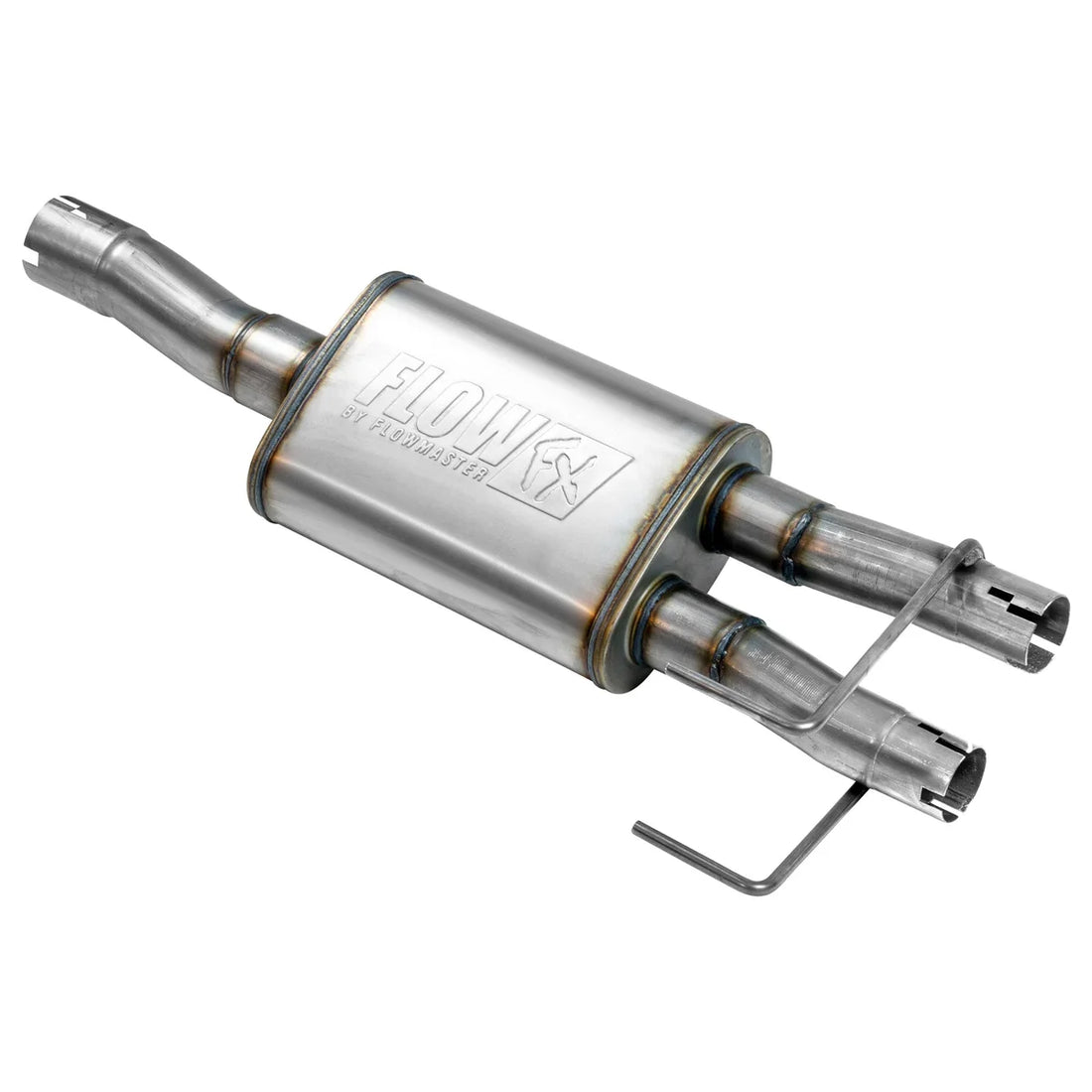 Flowmaster Flow FX Direct Fit Muffler fits 2009-2024 Dodge Ram 1500 / Ram 1500 / 1500 Classic - Side View