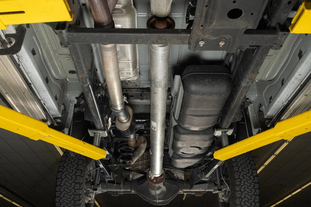 Flowmaster Flow FX Direct Fit Muffler fits 2014-2025 Ram 2500 / 3500 - Installation View