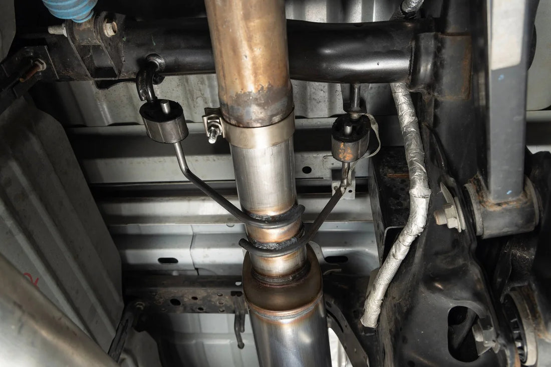 Flowmaster Flow FX Direct Fit Muffler fits 2014-2025 Ram 2500 / 3500 - Installation View