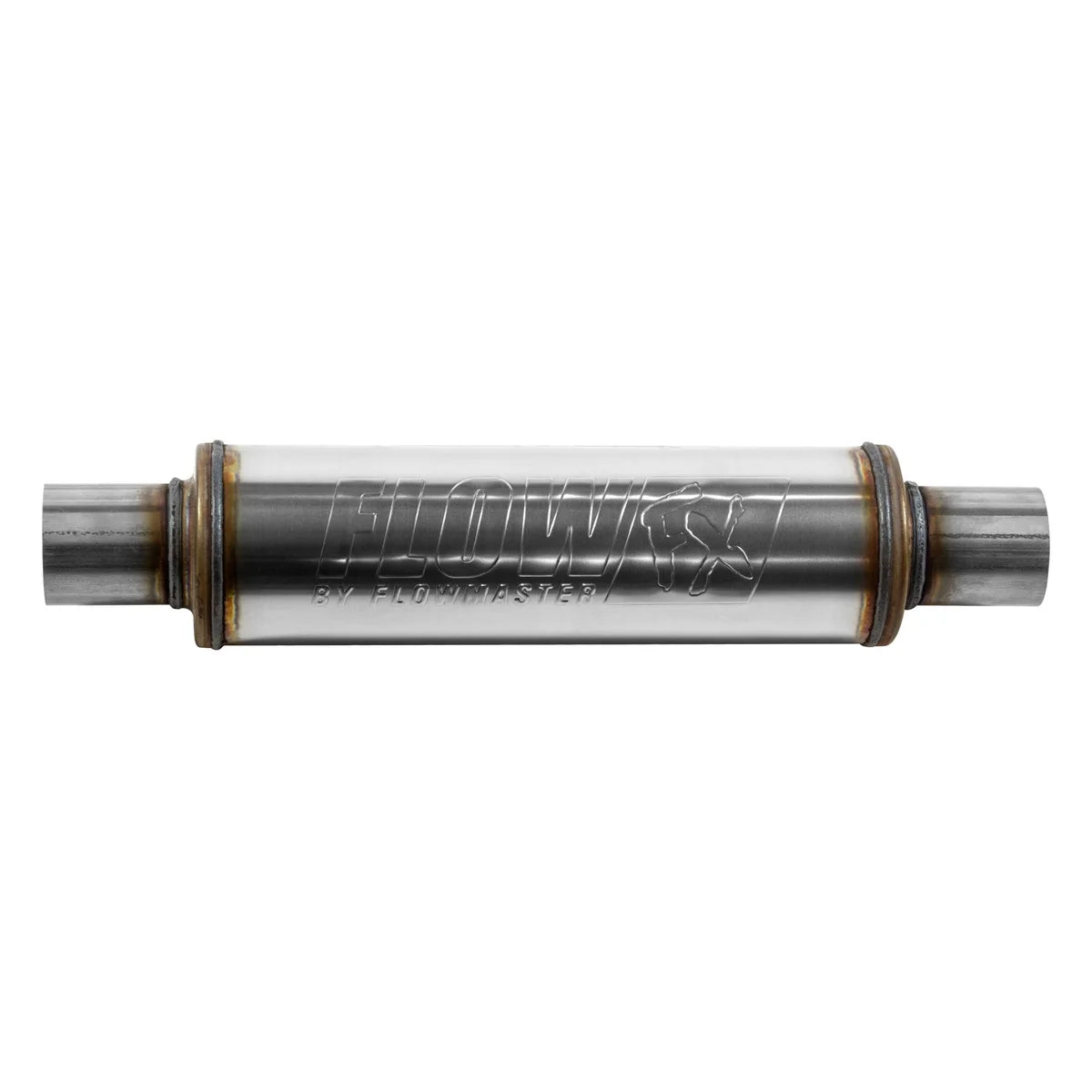 Flowmaster Flow FX Muffler - 2.25 In/Out - Round Body - Moderate ...