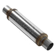 Load image into Gallery viewer, Flowmaster Flow FX Muffler - 2.50 In/Out - Round Body - Moderate Sound - Stainless Steel - Back View
