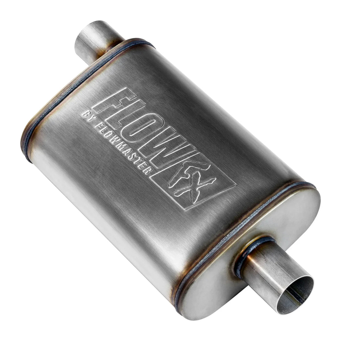 Flowmaster Flow FX Muffler fits 1960-2010 Chevrolet / Chrysler / Dodge and more - Back View