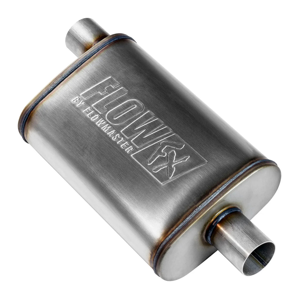 Flowmaster Flow FX Muffler fits 1960-2010 Chevrolet / Chrysler / Dodge and more - Back View