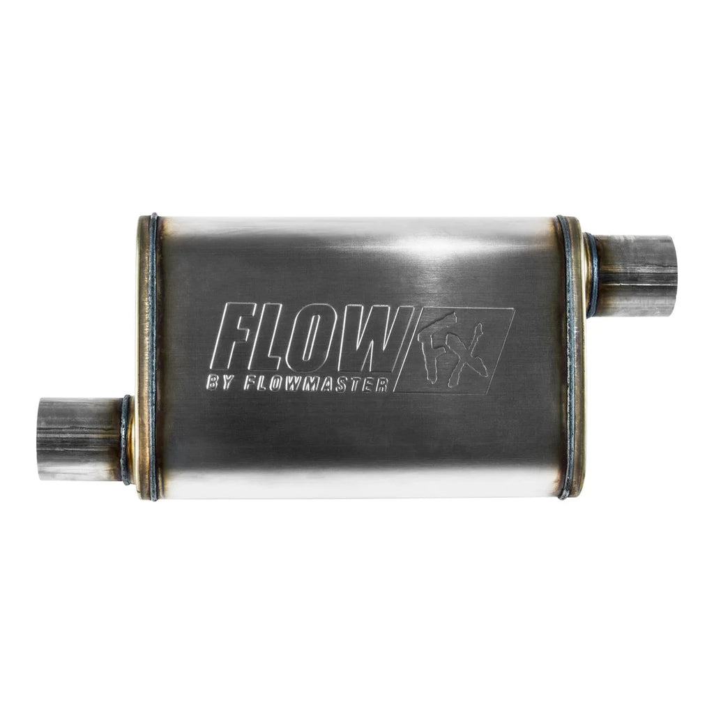 Flowmaster Flow FX Muffler fits 1964 1966-1993 1997-2010 Buick / Chevrolet / Dodge and more - Side View