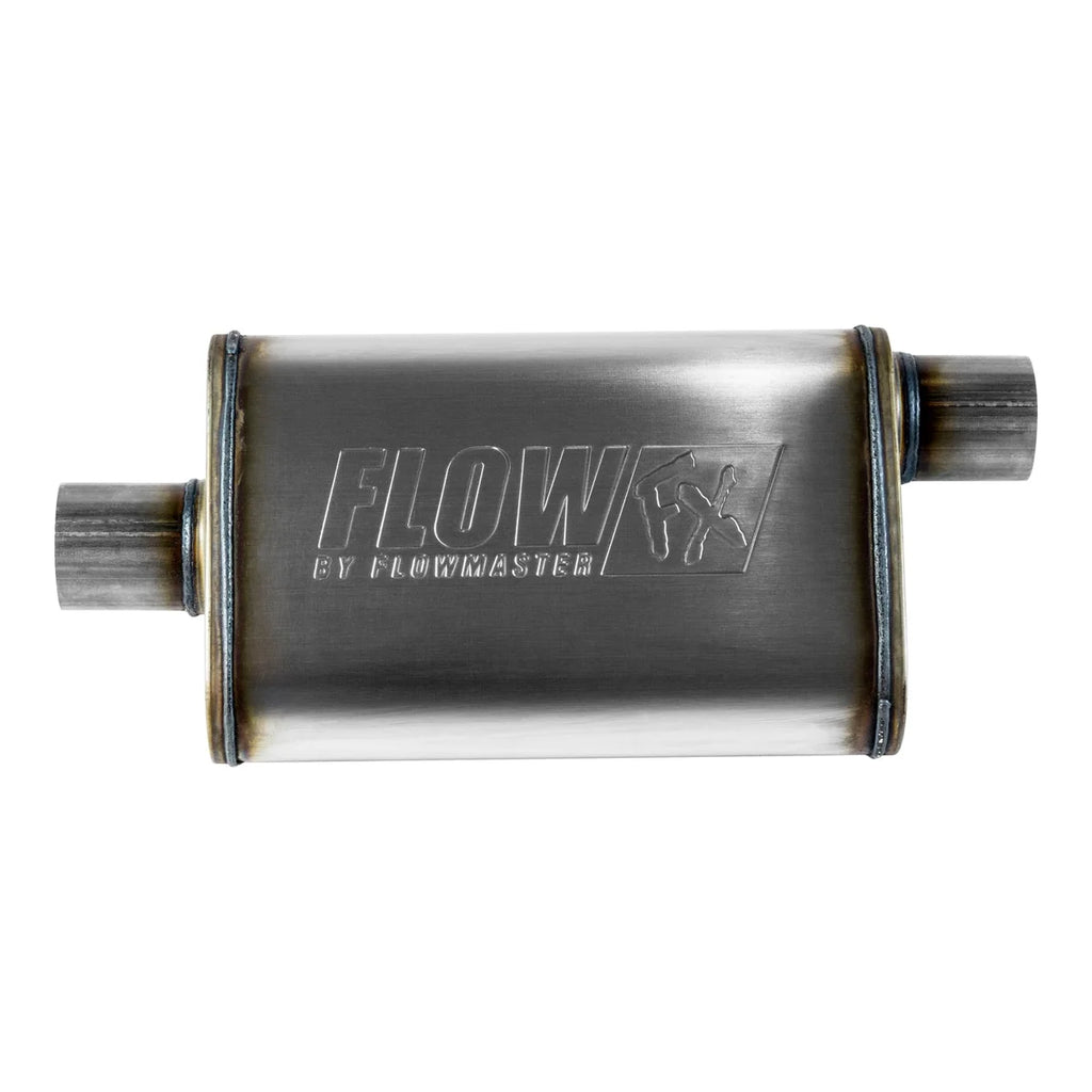 Flowmaster Flow FX Muffler fits 1976 1978-2007 Chevrolet / Dodge / Ford and more - Side View