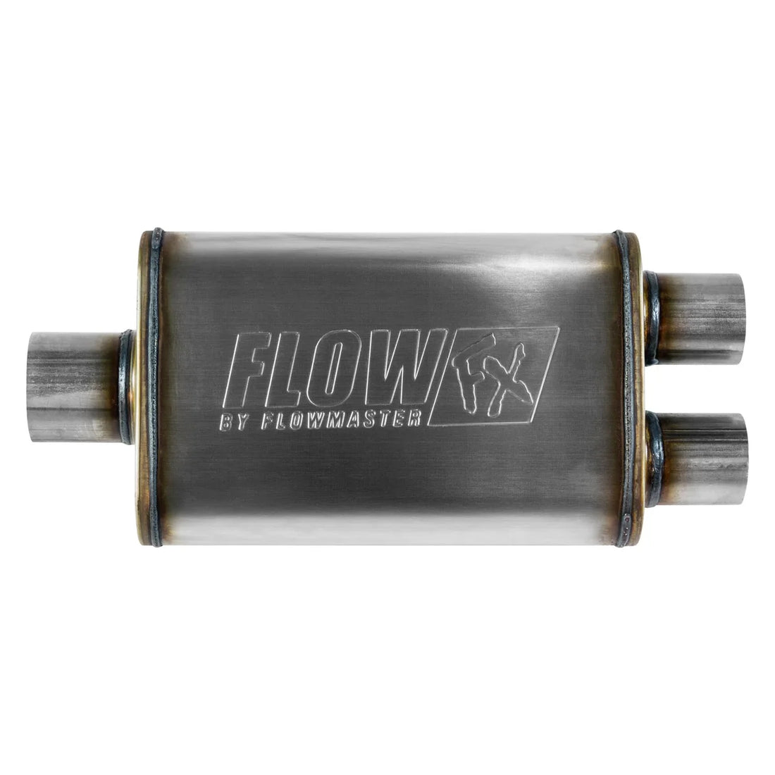 Flowmaster Flow FX Muffler fits 1980-1995 Chevrolet / Ford / GMC - Side View