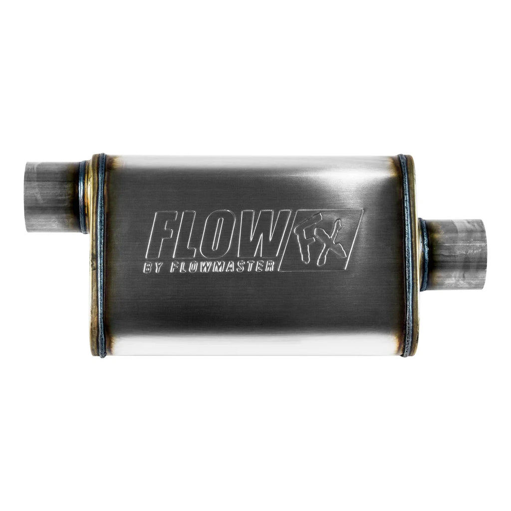 Flowmaster Flow FX Muffler fits 1987-1991 1994-1996 1999-2010 Chevrolet / Dodge / Ford and more - Side View