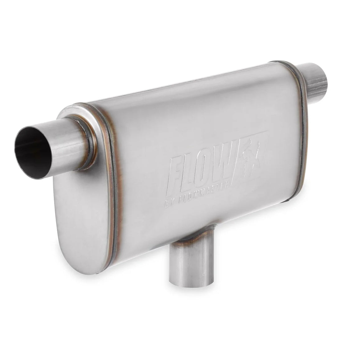 Flowmaster Flow FX Muffler fits 2014-2025 Ford Bronco / Bronco Sport / Jeep Cherokee / Wrangler - Installation View