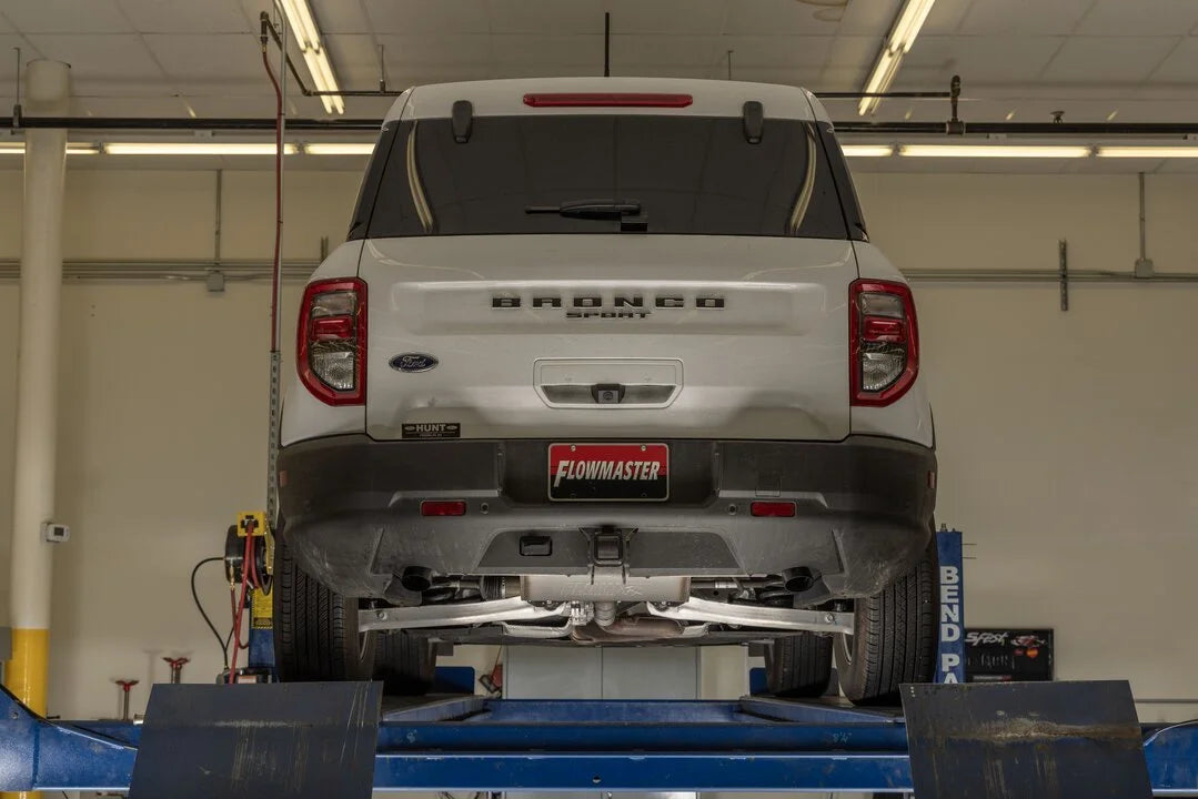 Flowmaster FlowFX Axle-Back Exhaust System fits 2021-2025 Ford Bronco Sport - Installation View