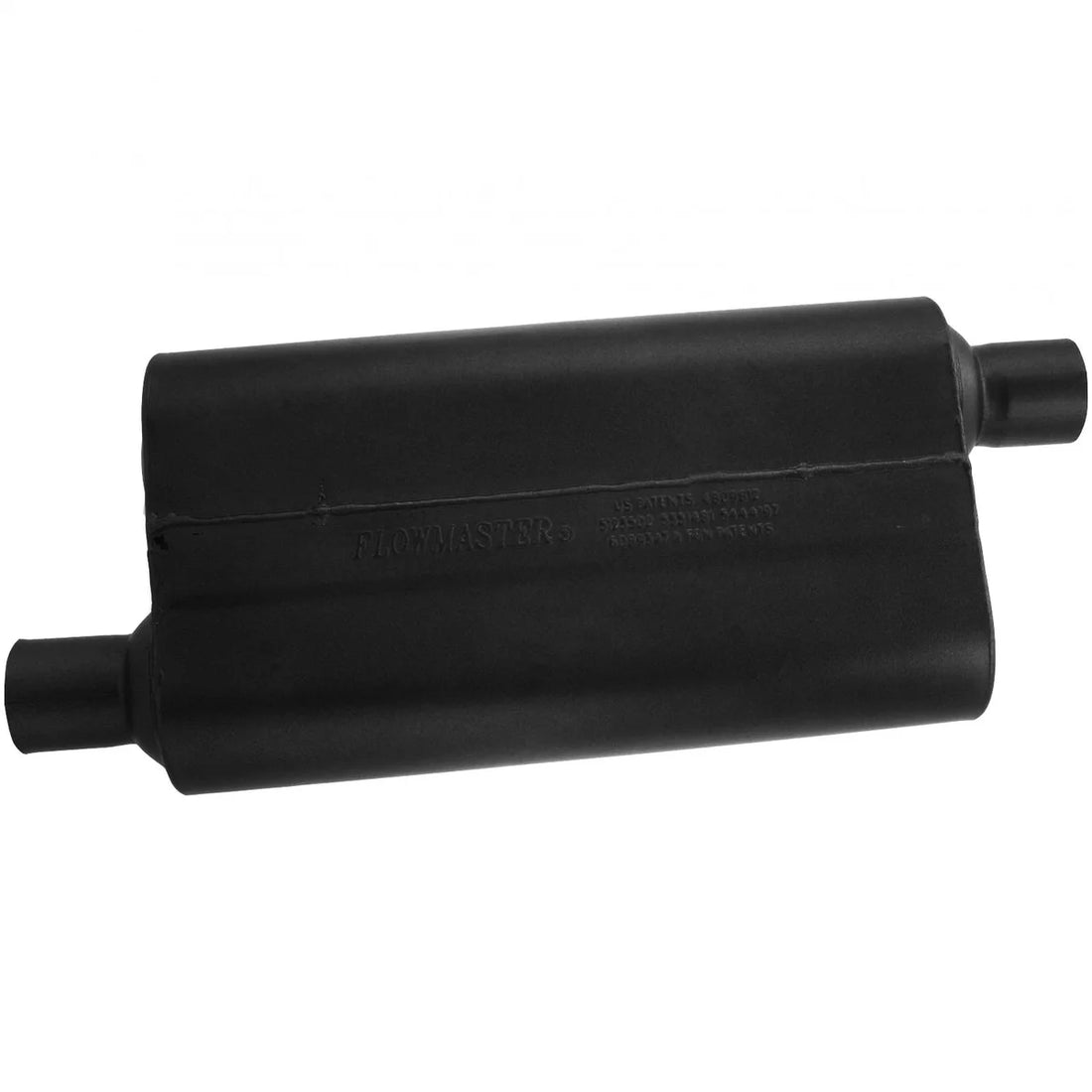 Flowmaster Flowmaster 40 Series Delta Flow Chambered Muffler fits 1964 1966-1993 1997-2010 2014 Buick / Chevrolet / Dodge - Side Vi...