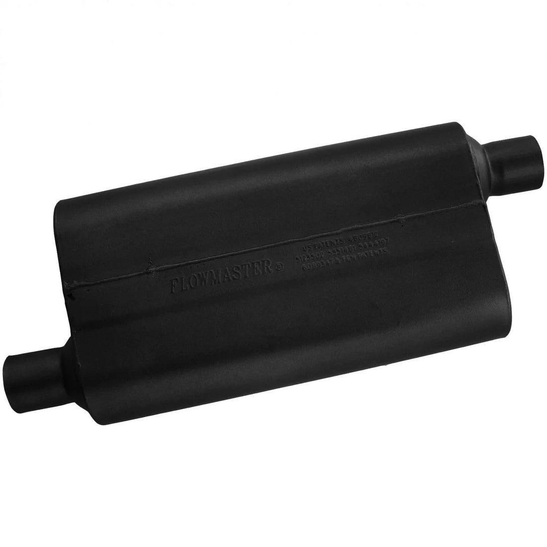 Flowmaster Flowmaster 50 Series Delta Flow Chambered Muffler fits 1965-2014 Buick / Chevrolet / Chrysler - Side View