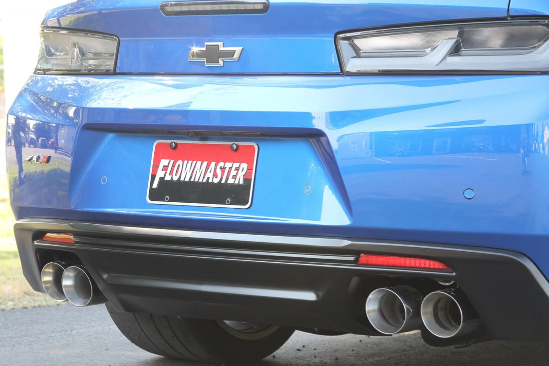 Flowmaster Flowmaster American Thunder Axle-back Exhaust System fits 2016-2024 Chevrolet Camaro - Installation View