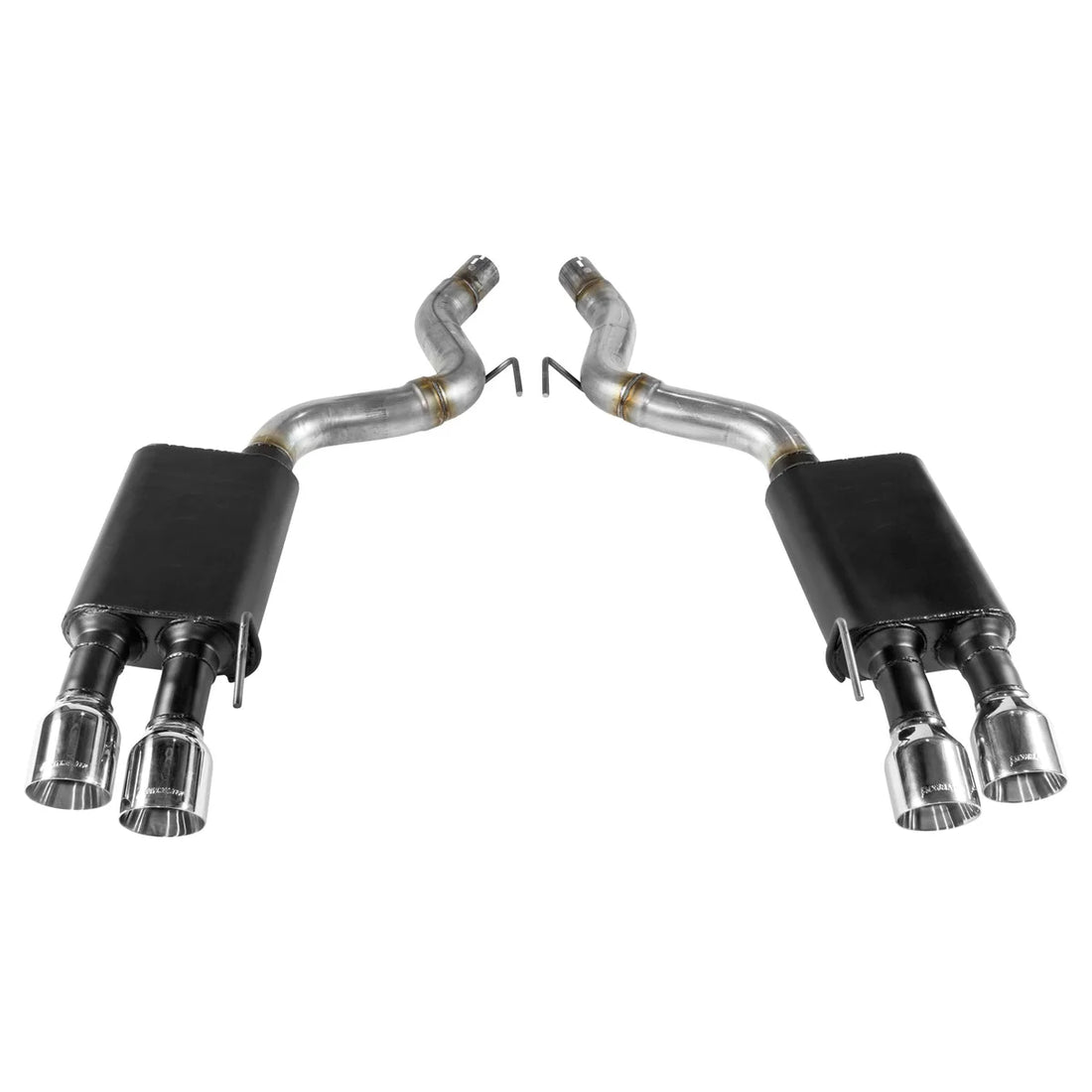 Flowmaster Flowmaster American Thunder Axle-back Exhaust System fits 2018-2023 Ford Mustang - Side View