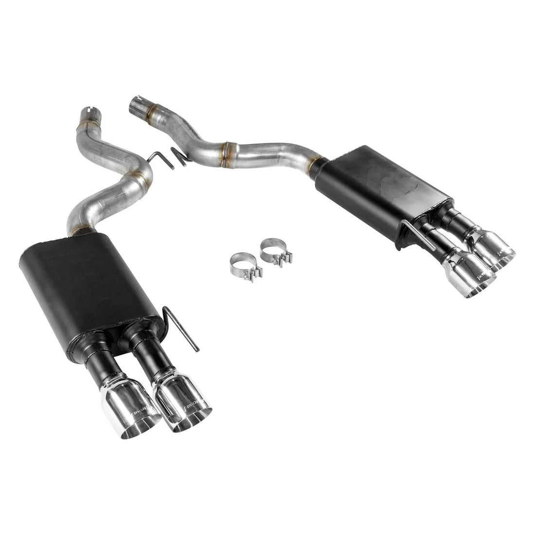 Flowmaster Flowmaster American Thunder Axle-back Exhaust System fits 2018-2023 Ford Mustang - Back View