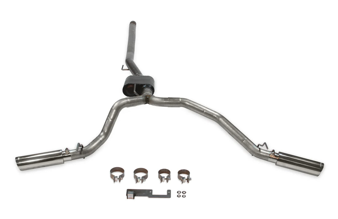 Flowmaster Flowmaster American Thunder Cat-Back Exhaust System fits 2020-2025 Jeep Gladiator - Back View