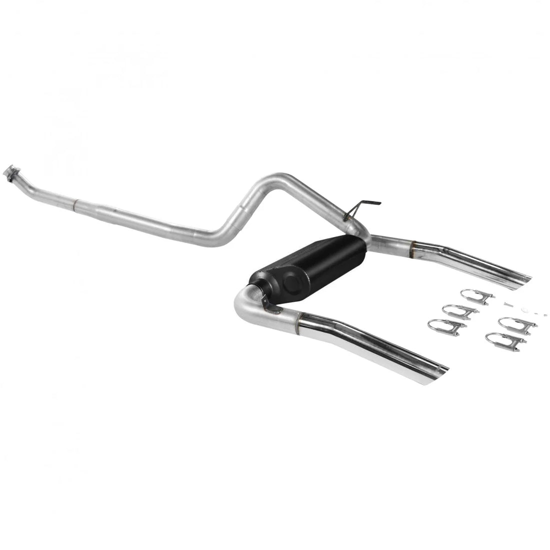 Flowmaster Flowmaster American Thunder Cat-back Exhaust System fits 1986-1991 Chevrolet Camaro / Pontiac Firebird - Side View