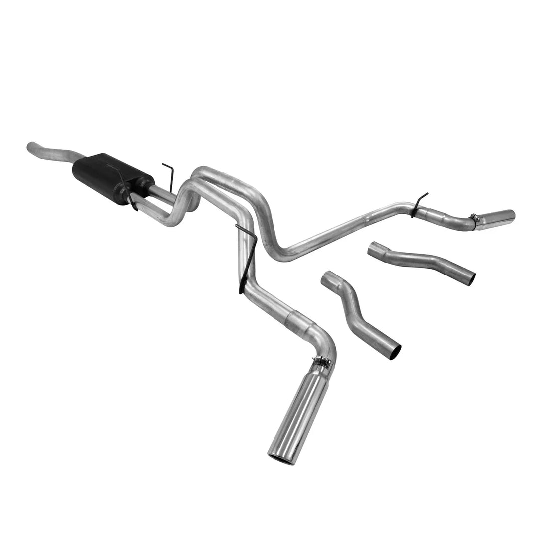 Flowmaster Flowmaster American Thunder Cat-back Exhaust System fits 2003-2012 Dodge Ram 1500 / Ram 2500 / Ram 3500 - Side ...
