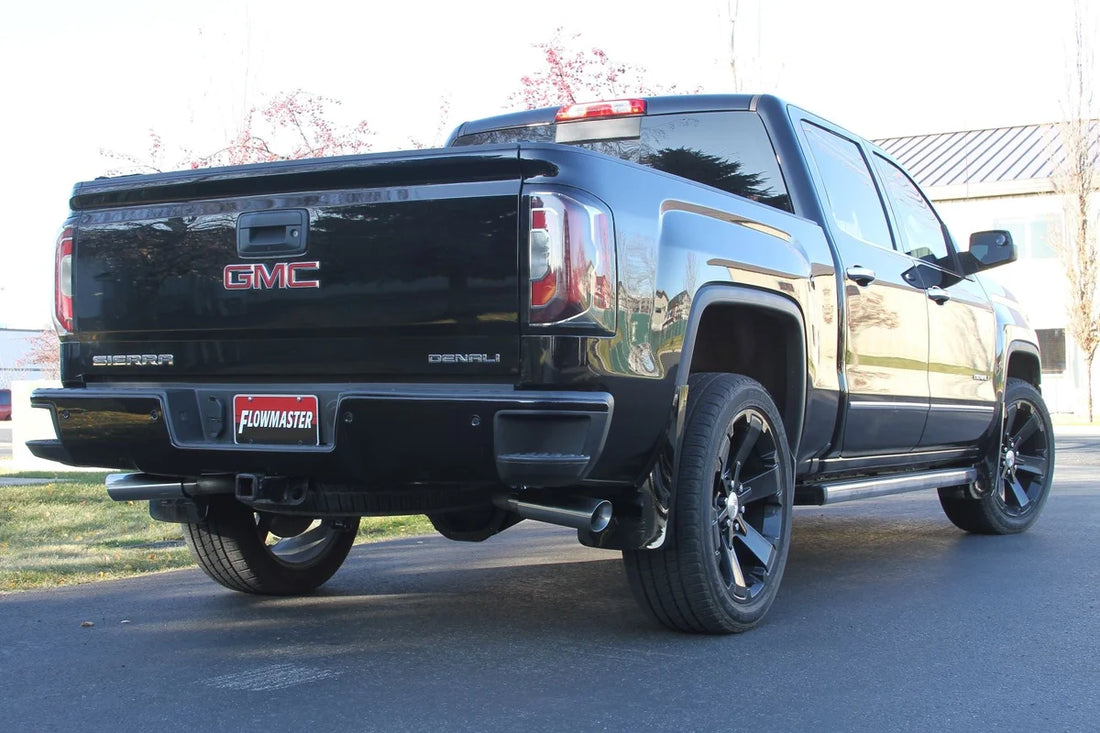 Flowmaster Flowmaster American Thunder Cat-back Exhaust System fits 2011-2018 Chevrolet Silverado 1500 / GMC Sierra 1500 - Installation Vie...