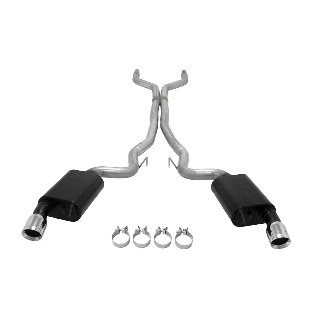 Flowmaster Flowmaster American Thunder Cat-back Exhaust System fits 2015-2017 Ford Mustang GT - Back View