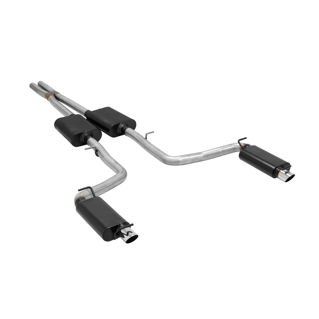 Flowmaster Flowmaster American Thunder Cat-back Exhaust System fits 2015-2023 Chrysler 300 / Dodge Charger - Side View
