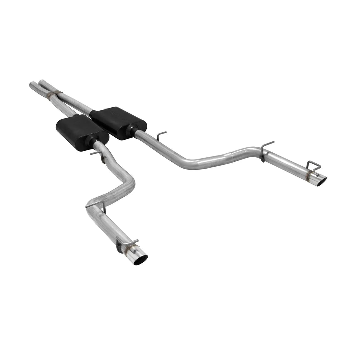 Flowmaster Flowmaster American Thunder Cat-back Exhaust System fits 2015-2023 Chrysler 300 / Dodge Charger - Side View
