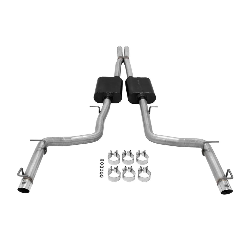 Flowmaster Flowmaster American Thunder Cat-back Exhaust System fits 2015-2023 Chrysler 300 / Dodge Charger - Back View