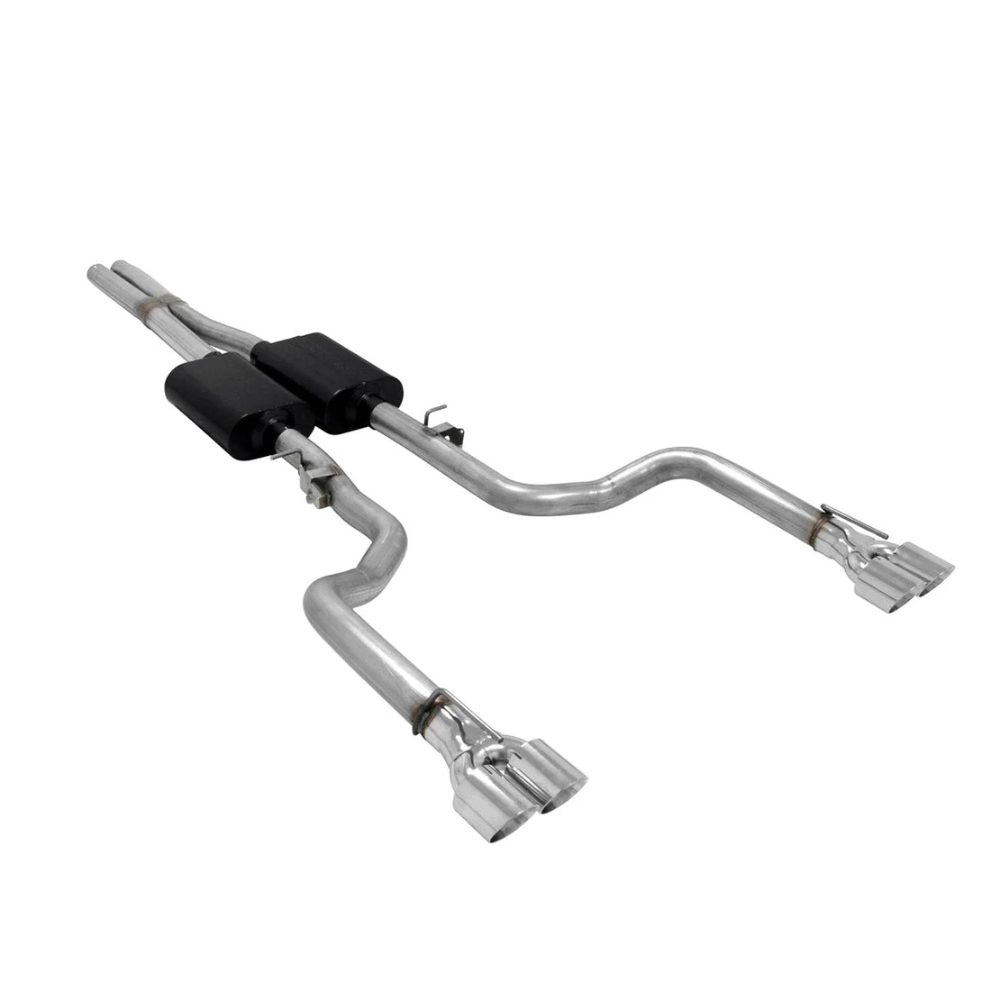 Flowmaster Flowmaster American Thunder Cat-back Exhaust System fits 2015-2023 Dodge Challenger - Side View