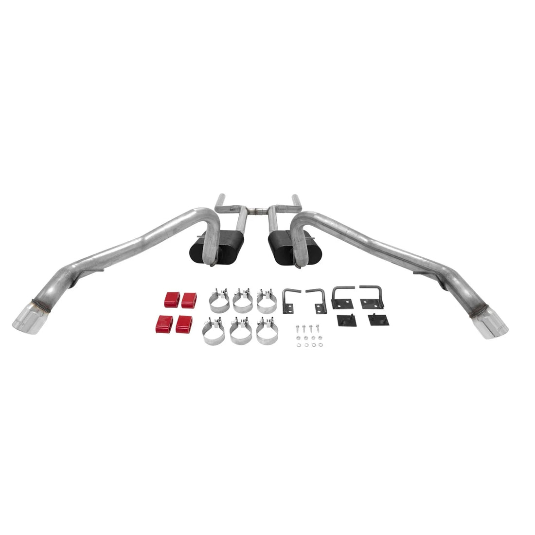 Flowmaster Flowmaster American Thunder Crossmember-Back Exhaust System fits 1962-1967 Chevrolet Chevy II - Back View