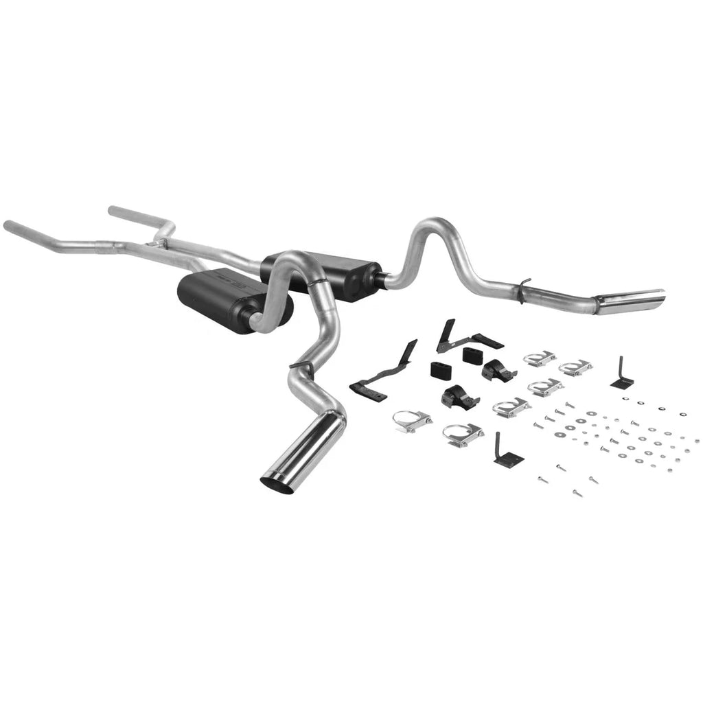 Flowmaster Flowmaster American Thunder Crossmember-Back Exhaust System fits 1964-1972 Chevrolet El Camino / GMC Sprint - S...
