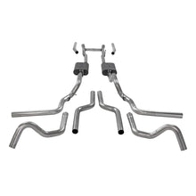 Load image into Gallery viewer, Flowmaster Flowmaster American Thunder Crossmember-Back Exhaust System fits 1967-1972 Ford F-100 / F-250 / F-350 - Back View