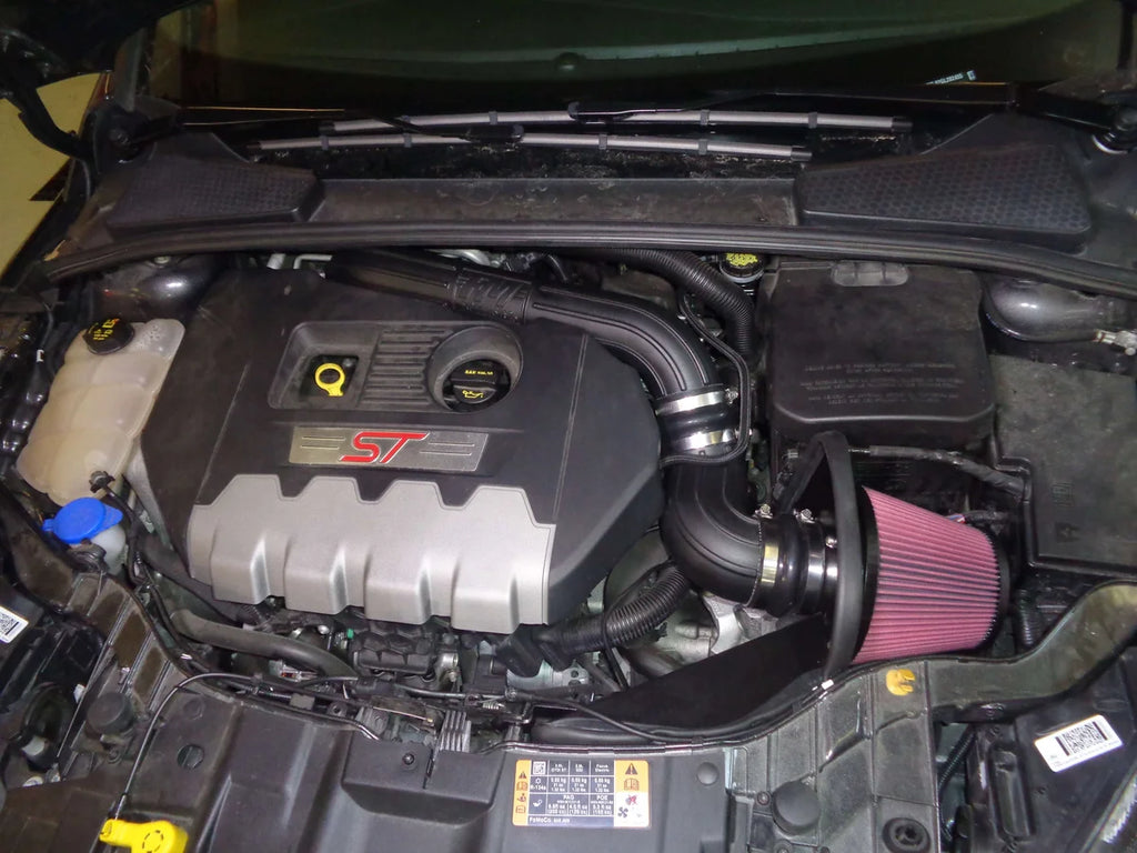 Flowmaster Flowmaster Delta Force Performance Air Intake - CARB Compliant fits 2015-2018 Ford Focus - Side View