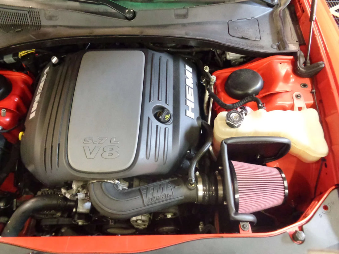 Flowmaster Flowmaster Delta Force Performance Air Intake fits 2005-2021 Chrysler / Dodge - Installation View
