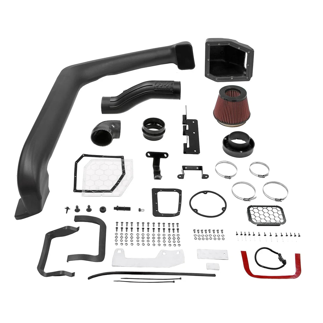 Flowmaster Flowmaster Delta Force Performance Air Intake fits 2018-2025 Jeep Gladiator / Wrangler - Back View