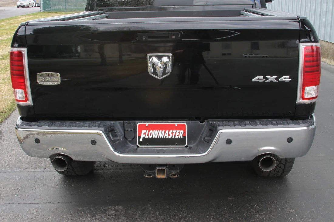 Flowmaster Flowmaster Exhaust Tip - Direct Fit fits 2009-2024 Dodge Ram 1500 - Back View