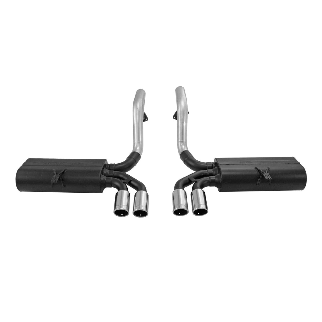 Flowmaster Force II Axle-back Exhaust System fits 1997-2004 Chevrolet Corvette - Back View