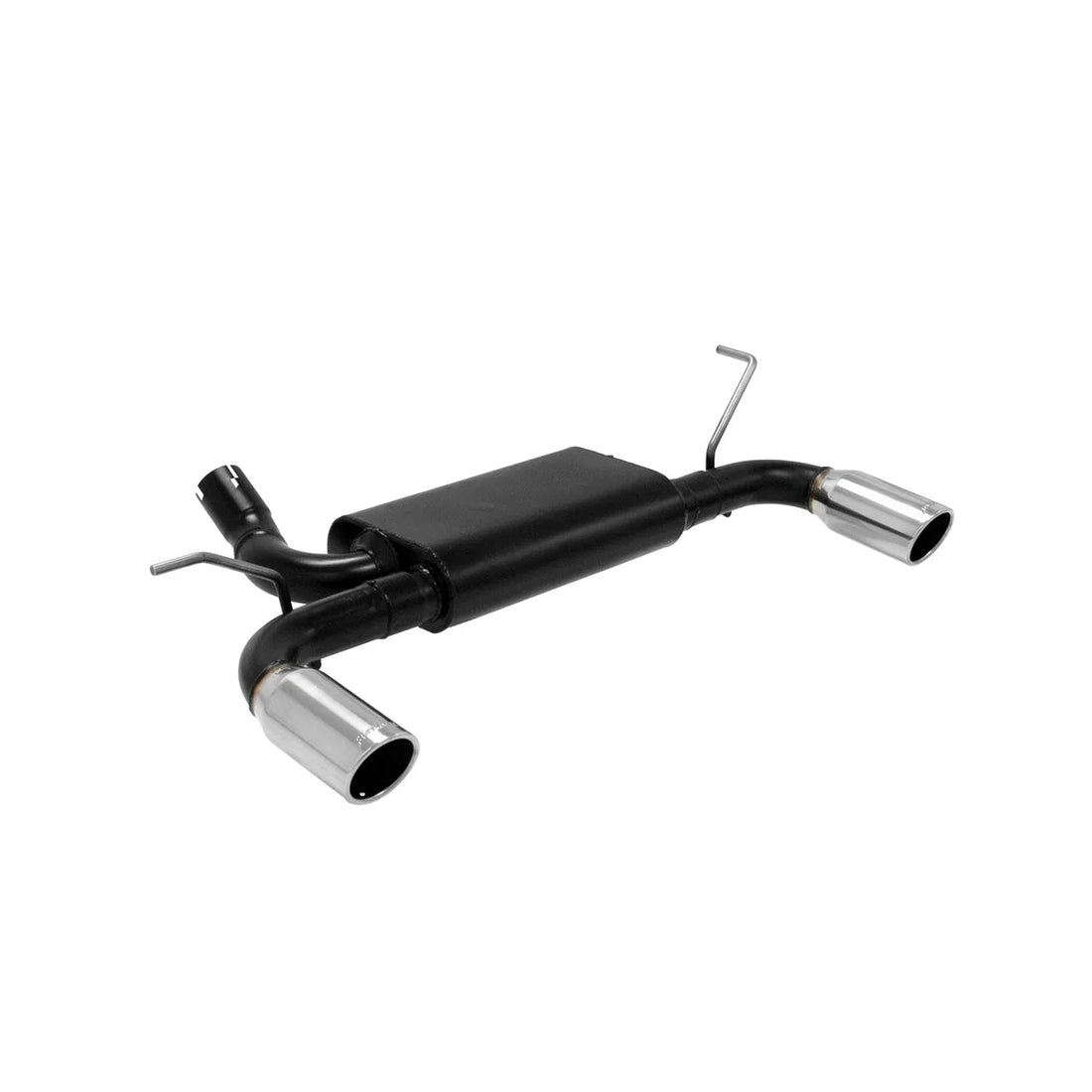 Flowmaster Force II Axle-back Exhaust System fits 2007-2011 Jeep Wrangler - Side View