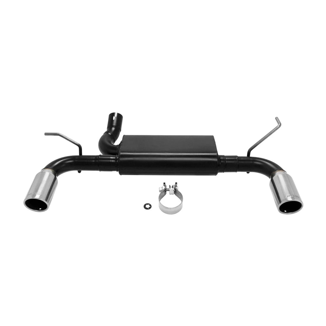 Flowmaster Force II Axle-back Exhaust System fits 2007-2011 Jeep Wrangler - Back View
