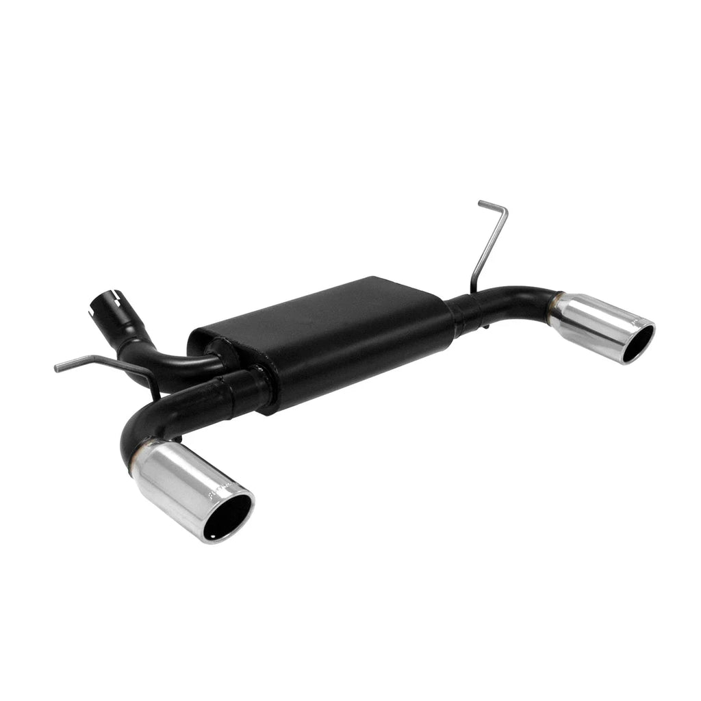 Flowmaster Force II Axle-back Exhaust System fits 2012-2018 Jeep Wrangler / Wrangler JK - Side View
