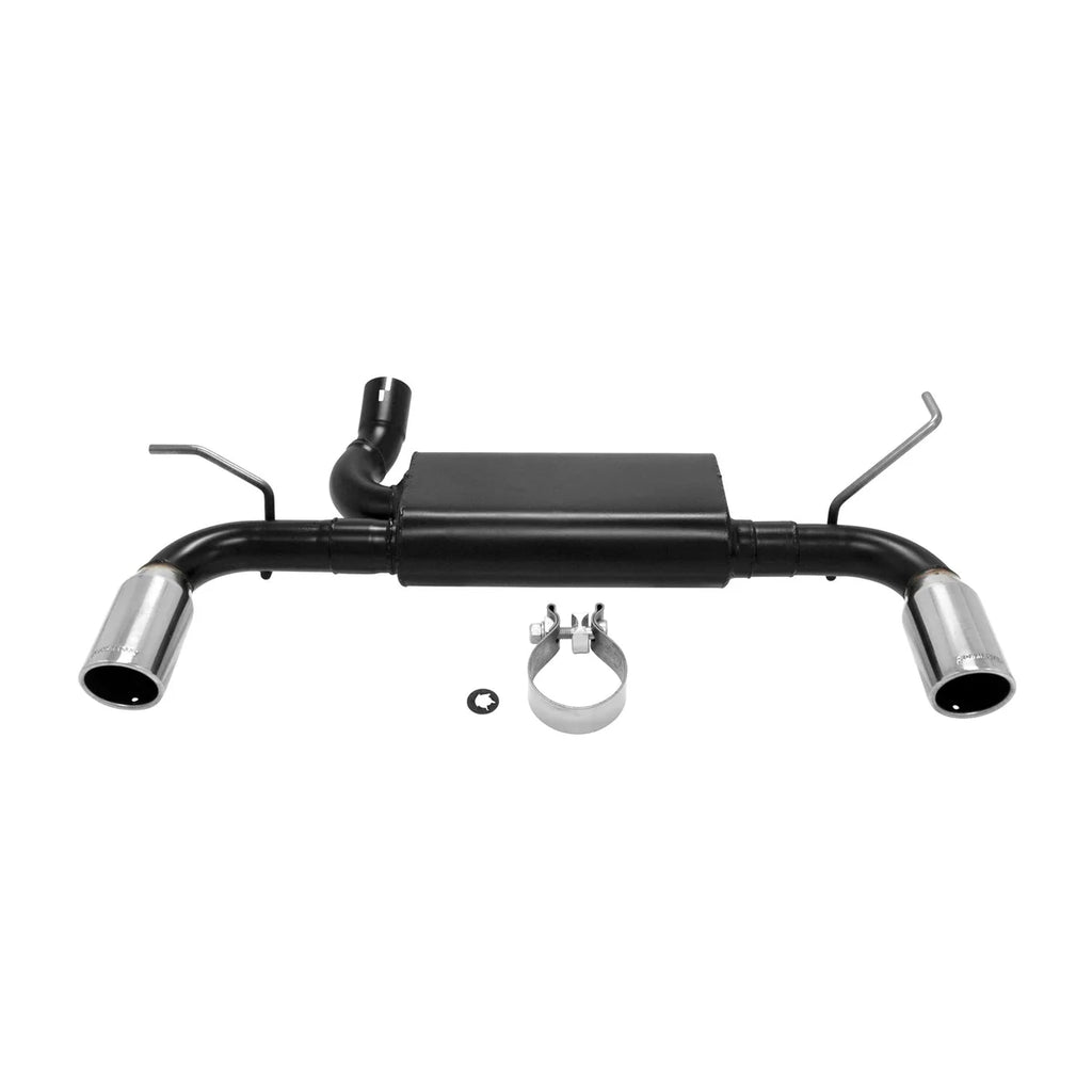 Flowmaster Force II Axle-back Exhaust System fits 2012-2018 Jeep Wrangler / Wrangler JK - Back View