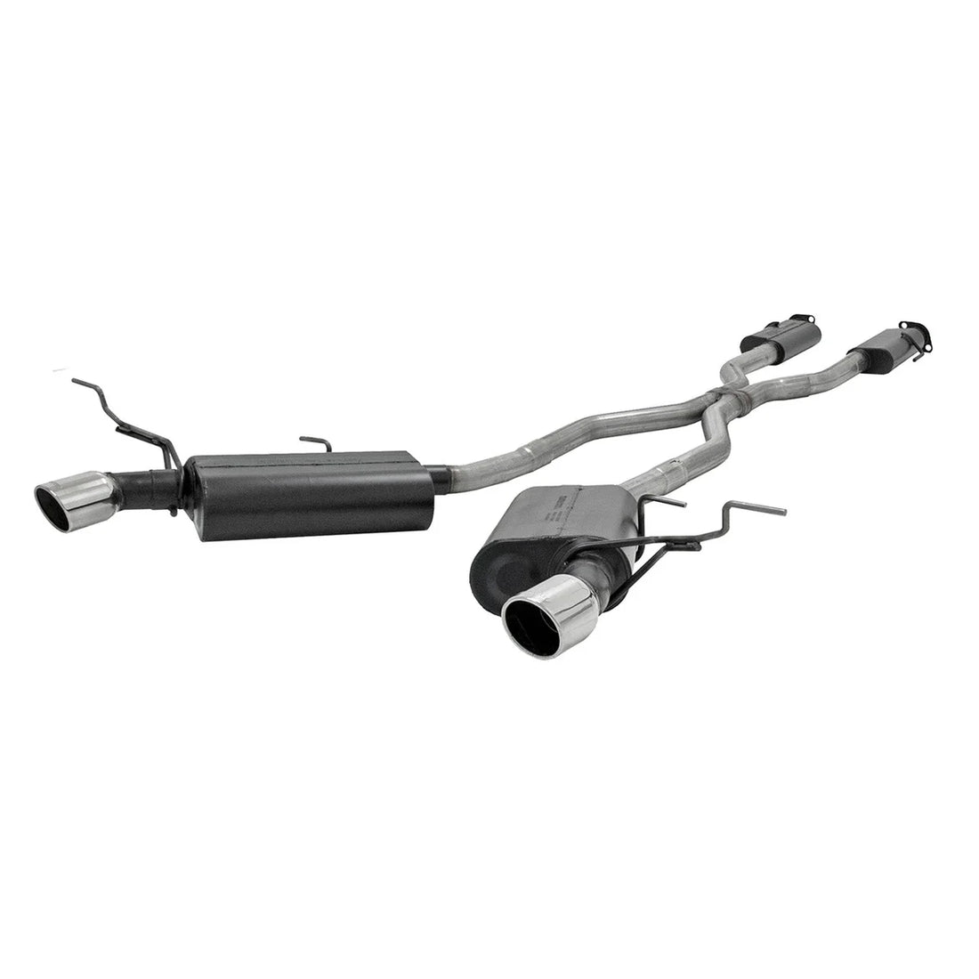 Flowmaster Force II Cat-Back Exhaust System fits 2011-2021 Jeep Grand Cherokee - Side View