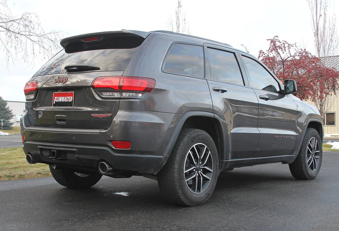 Flowmaster Force II Cat-Back Exhaust System fits 2011-2021 Jeep Grand Cherokee - Back View