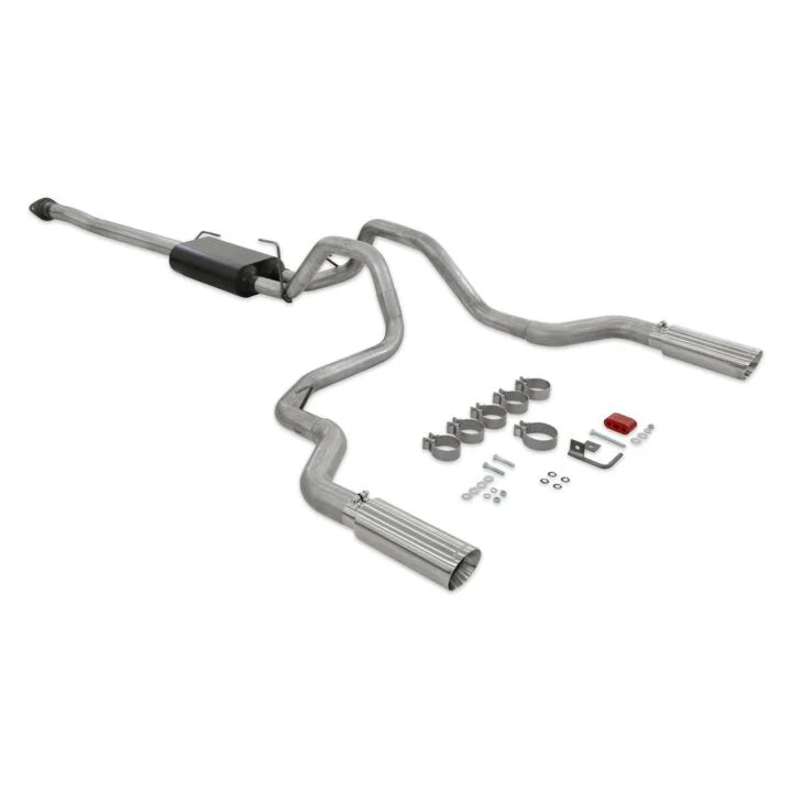 Flowmaster Force II Cat-Back Exhaust System fits 2015-2020 Ford F-150 - Installation View