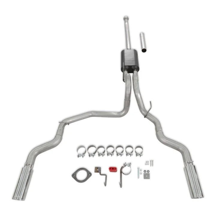 Flowmaster Force II Cat-Back Exhaust System fits 2021-2025 Ford F-150 - Back View